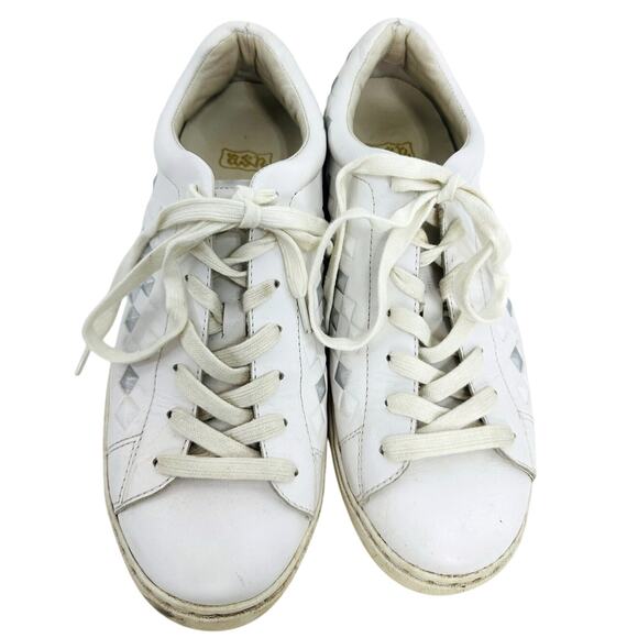 ASH Panic Bis Low Top Sneakers in White Size 40 / US 10 - Picture 3 of 7